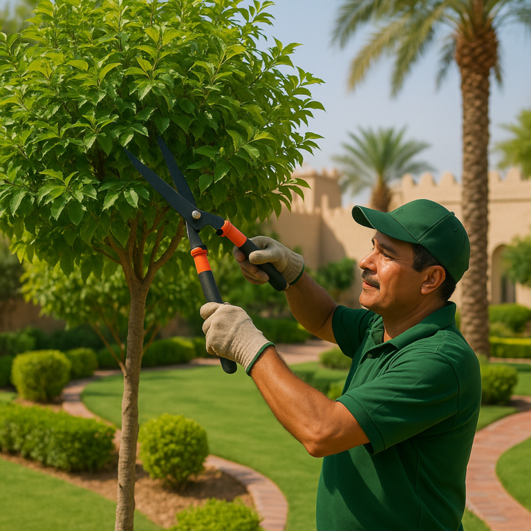 قص وتشكيل الشجر